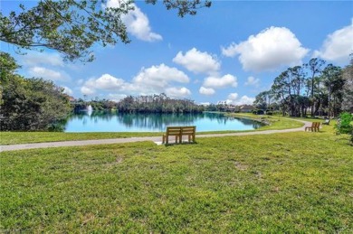 Gorgeous corner unit on the second floor with vaulted ceilings on Bentley Village Golf Course in Florida - for sale on GolfHomes.com, golf home, golf lot