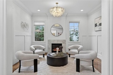 Just steps from Chastain Park, this exceptional five-bedroom on North Fulton Golf Course in Georgia - for sale on GolfHomes.com, golf home, golf lot