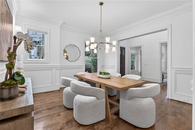 Just steps from Chastain Park, this exceptional five-bedroom on North Fulton Golf Course in Georgia - for sale on GolfHomes.com, golf home, golf lot