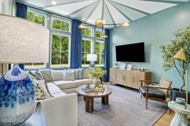 Introducing a stunning 3-bedroom, 3.5-bath estate that captures on Berkeley Hall Golf Club in South Carolina - for sale on GolfHomes.com, golf home, golf lot