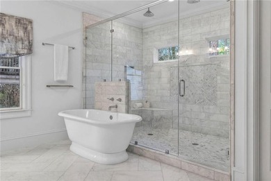 Just steps from Chastain Park, this exceptional five-bedroom on North Fulton Golf Course in Georgia - for sale on GolfHomes.com, golf home, golf lot