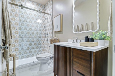 Introducing a stunning 3-bedroom, 3.5-bath estate that captures on Berkeley Hall Golf Club in South Carolina - for sale on GolfHomes.com, golf home, golf lot