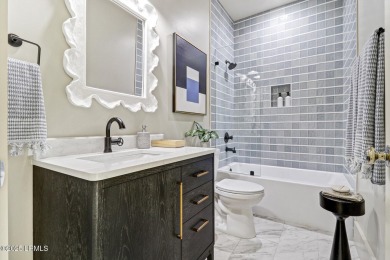 Introducing a stunning 3-bedroom, 3.5-bath estate that captures on Berkeley Hall Golf Club in South Carolina - for sale on GolfHomes.com, golf home, golf lot