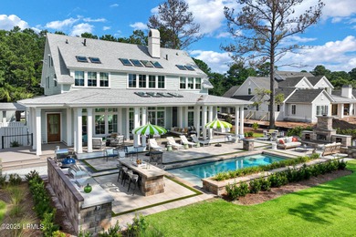 Introducing a stunning 3-bedroom, 3.5-bath estate that captures on Berkeley Hall Golf Club in South Carolina - for sale on GolfHomes.com, golf home, golf lot