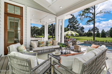 Introducing a stunning 3-bedroom, 3.5-bath estate that captures on Berkeley Hall Golf Club in South Carolina - for sale on GolfHomes.com, golf home, golf lot