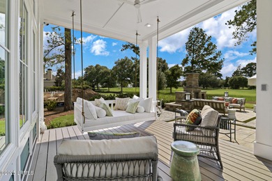 Introducing a stunning 3-bedroom, 3.5-bath estate that captures on Berkeley Hall Golf Club in South Carolina - for sale on GolfHomes.com, golf home, golf lot
