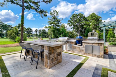 Introducing a stunning 3-bedroom, 3.5-bath estate that captures on Berkeley Hall Golf Club in South Carolina - for sale on GolfHomes.com, golf home, golf lot