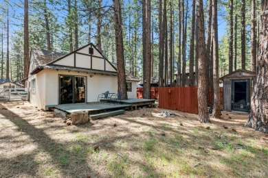 Welcome to your charming single-level Tudor-style cabin located on Bijou Golf Course in California - for sale on GolfHomes.com, golf home, golf lot