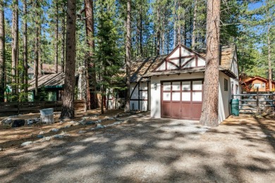 Welcome to your charming single-level Tudor-style cabin located on Bijou Golf Course in California - for sale on GolfHomes.com, golf home, golf lot