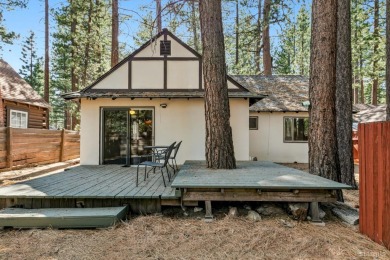 Welcome to your charming single-level Tudor-style cabin located on Bijou Golf Course in California - for sale on GolfHomes.com, golf home, golf lot