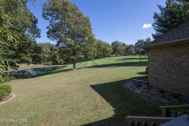 Striking Golf Front home on the pond with partial view of Lake on Lake Tansi Village Country Club in Tennessee - for sale on GolfHomes.com, golf home, golf lot