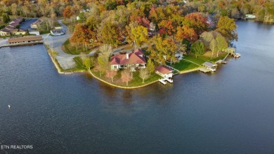 A grand Mediterranean in one of the most coveted locations at on Lake Tansi Village Country Club in Tennessee - for sale on GolfHomes.com, golf home, golf lot