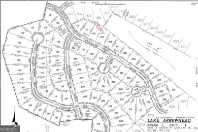 Welcome to this beautifully wooded lot nestled in the heart of on The Highlands Course at Lake Arrowhead in Georgia - for sale on GolfHomes.com, golf home, golf lot