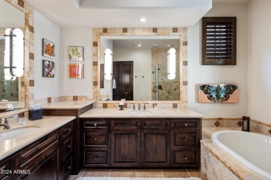 This Canyon Villa, nestled within the prestigious guard-gated on Silverleaf Golf Club in Arizona - for sale on GolfHomes.com, golf home, golf lot
