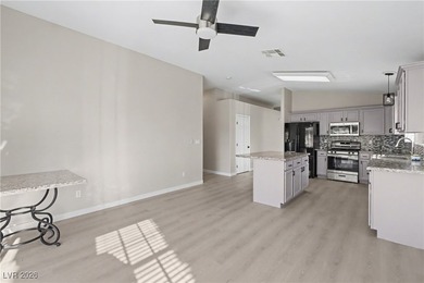 This beautifully updated single-story home offers 3 spacious on Los Prados Golf Course in Nevada - for sale on GolfHomes.com, golf home, golf lot