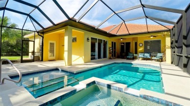 Privacy in Your Heated Saltwater Pool, Spa, and Lanai Paradise on Stoneybrook Golf Club At Heritage Harbour in Florida - for sale on GolfHomes.com, golf home, golf lot