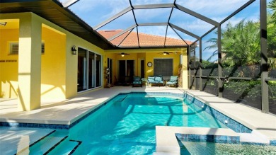 Privacy in Your Heated Saltwater Pool, Spa, and Lanai Paradise on Stoneybrook Golf Club At Heritage Harbour in Florida - for sale on GolfHomes.com, golf home, golf lot