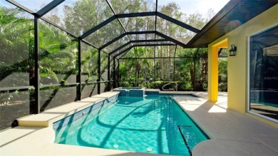 Privacy in Your Heated Saltwater Pool, Spa, and Lanai Paradise on Stoneybrook Golf Club At Heritage Harbour in Florida - for sale on GolfHomes.com, golf home, golf lot