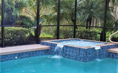 Privacy in Your Heated Saltwater Pool, Spa, and Lanai Paradise on Stoneybrook Golf Club At Heritage Harbour in Florida - for sale on GolfHomes.com, golf home, golf lot