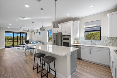 Hey, sunset lovers and lifestyle fans! This 2022-built, 1,405 sq on Old Corkscrew Golf Club in Florida - for sale on GolfHomes.com, golf home, golf lot