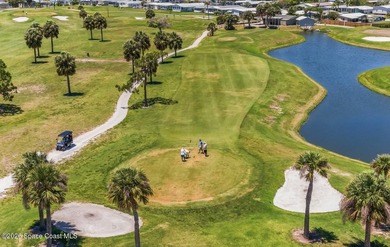 Fully Furnished. No lot rent! You own your own land. Barefoot on Barefoot Bay Golf Course in Florida - for sale on GolfHomes.com, golf home, golf lot