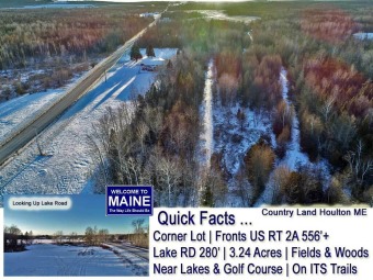 Land, Just Land That's Trailside. Like To Snowmobile? This on Houlton Community Golf Club in Maine - for sale on GolfHomes.com, golf home, golf lot