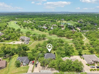 Walk out to the golf course from your large screened in back on Pecan Plantation Country Club in Texas - for sale on GolfHomes.com, golf home, golf lot