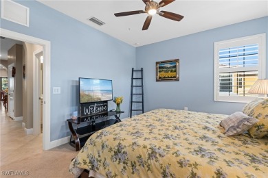 Nestled in a quiet cul-de-sac with beautiful lake views, this on Pelican Preserve Golf Club in Florida - for sale on GolfHomes.com, golf home, golf lot