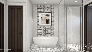 This is a to-be-built residence. Photos of Cottage Hill floor on River Landing Golf Course in North Carolina - for sale on GolfHomes.com, golf home, golf lot