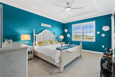 Nestled in a quiet cul-de-sac with beautiful lake views, this on Pelican Preserve Golf Club in Florida - for sale on GolfHomes.com, golf home, golf lot