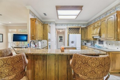 Walk out to the golf course from your large screened in back on Pecan Plantation Country Club in Texas - for sale on GolfHomes.com, golf home, golf lot