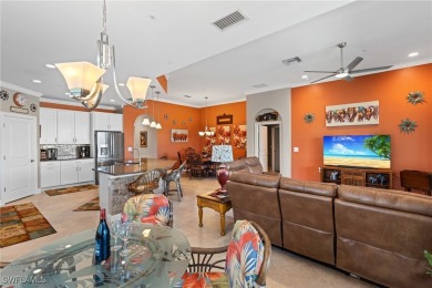 Nestled in a quiet cul-de-sac with beautiful lake views, this on Pelican Preserve Golf Club in Florida - for sale on GolfHomes.com, golf home, golf lot