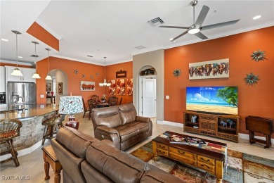 Nestled in a quiet cul-de-sac with beautiful lake views, this on Pelican Preserve Golf Club in Florida - for sale on GolfHomes.com, golf home, golf lot