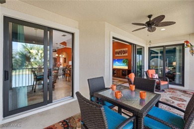 Nestled in a quiet cul-de-sac with beautiful lake views, this on Pelican Preserve Golf Club in Florida - for sale on GolfHomes.com, golf home, golf lot