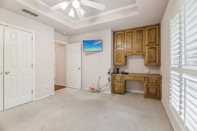 Walk out to the golf course from your large screened in back on Pecan Plantation Country Club in Texas - for sale on GolfHomes.com, golf home, golf lot