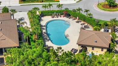 Nestled in a quiet cul-de-sac with beautiful lake views, this on Pelican Preserve Golf Club in Florida - for sale on GolfHomes.com, golf home, golf lot
