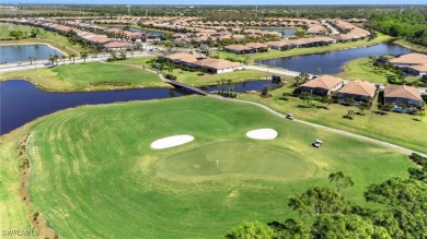 Nestled in a quiet cul-de-sac with beautiful lake views, this on Pelican Preserve Golf Club in Florida - for sale on GolfHomes.com, golf home, golf lot