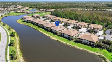 Nestled in a quiet cul-de-sac with beautiful lake views, this on Pelican Preserve Golf Club in Florida - for sale on GolfHomes.com, golf home, golf lot
