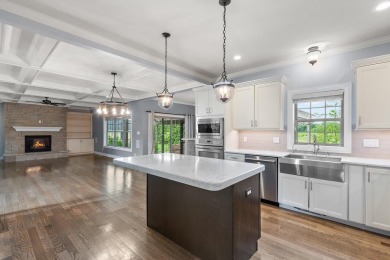 Discover luxury and elegance in this custom-built 2-story home on The Course at Aberdeen in Indiana - for sale on GolfHomes.com, golf home, golf lot