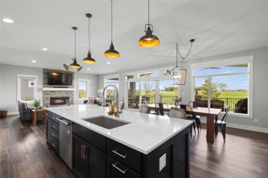 This zero-entry ranch home offers a blend of comfort and modern on Otter Creek Golf Course in Iowa - for sale on GolfHomes.com, golf home, golf lot