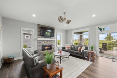 This zero-entry ranch home offers a blend of comfort and modern on Otter Creek Golf Course in Iowa - for sale on GolfHomes.com, golf home, golf lot