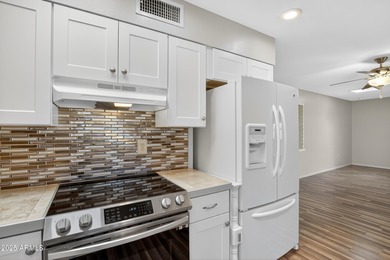 Beautifully updated 3-bedroom, 2-bath home in the heart of Sun on PalmBrook Country Club in Arizona - for sale on GolfHomes.com, golf home, golf lot