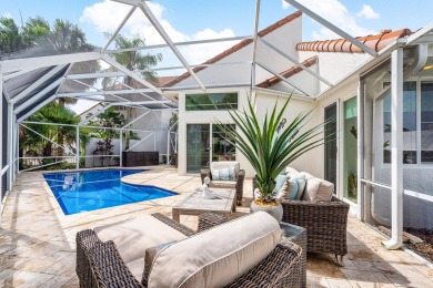 Stunning 3BR/2.5BA lakefront pool home in Newport Bay Club! This on St. Andrews Country Club of Boca Raton in Florida - for sale on GolfHomes.com, golf home, golf lot