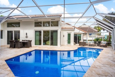 Stunning 3BR/2.5BA lakefront pool home in Newport Bay Club! This on St. Andrews Country Club of Boca Raton in Florida - for sale on GolfHomes.com, golf home, golf lot