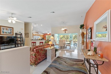 Welcome to this 3-bedroom, 2.5-bathroom pool home on Pine Island on Alden Pines Golf Club in Florida - for sale on GolfHomes.com, golf home, golf lot