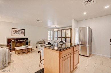 Rarely Available One-Story End-Unit Brick Townhome adjacent to on Las Vegas Country Club in Nevada - for sale on GolfHomes.com, golf home, golf lot