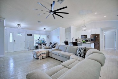 Welcome to this beautifully renovated 4 bedroom, 2 bathroom home on Sun n Lake Golf and Country Club in Florida - for sale on GolfHomes.com, golf home, golf lot