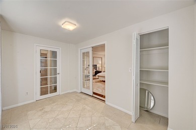 Rarely Available One-Story End-Unit Brick Townhome adjacent to on Las Vegas Country Club in Nevada - for sale on GolfHomes.com, golf home, golf lot