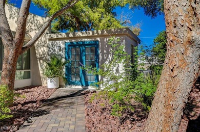 Rarely Available One-Story End-Unit Brick Townhome adjacent to on Las Vegas Country Club in Nevada - for sale on GolfHomes.com, golf home, golf lot