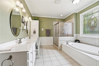 Welcome home to this charming Southern Living style home tucked on The Providence Club in Georgia - for sale on GolfHomes.com, golf home, golf lot